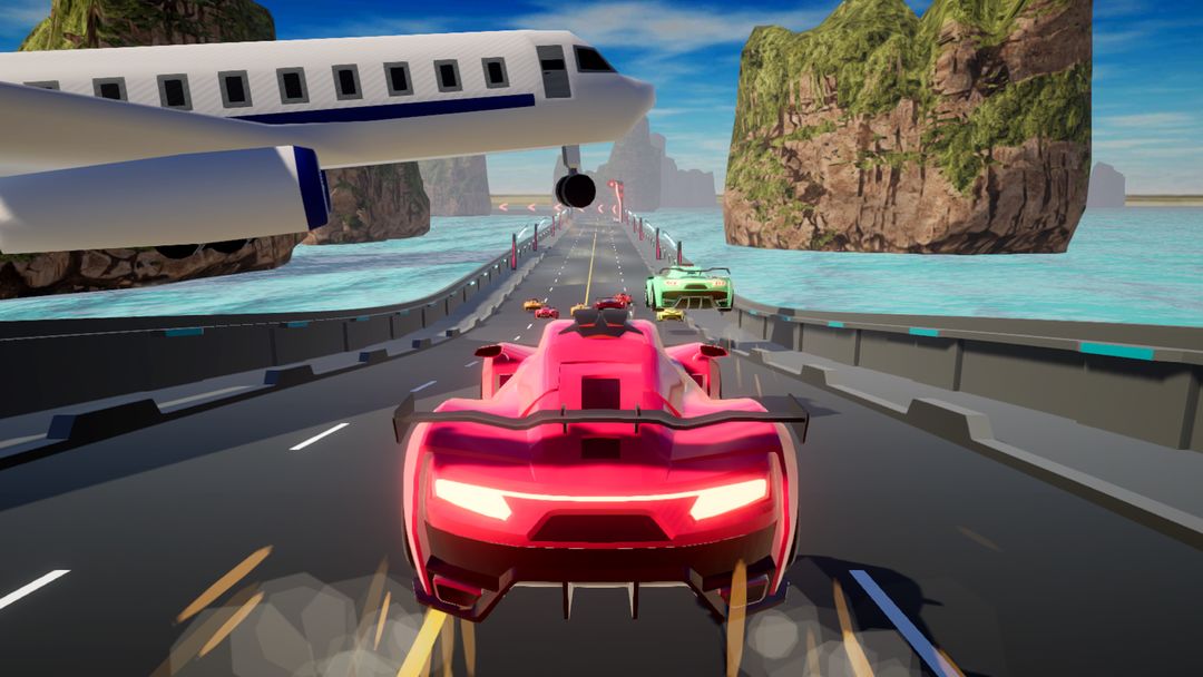 Screenshot of Velocity Legends - Crazy Car Action Racing Game