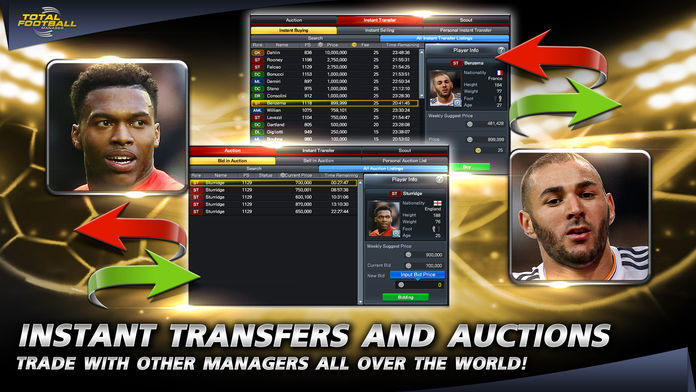 Screenshot of Total Football Manager Mobile