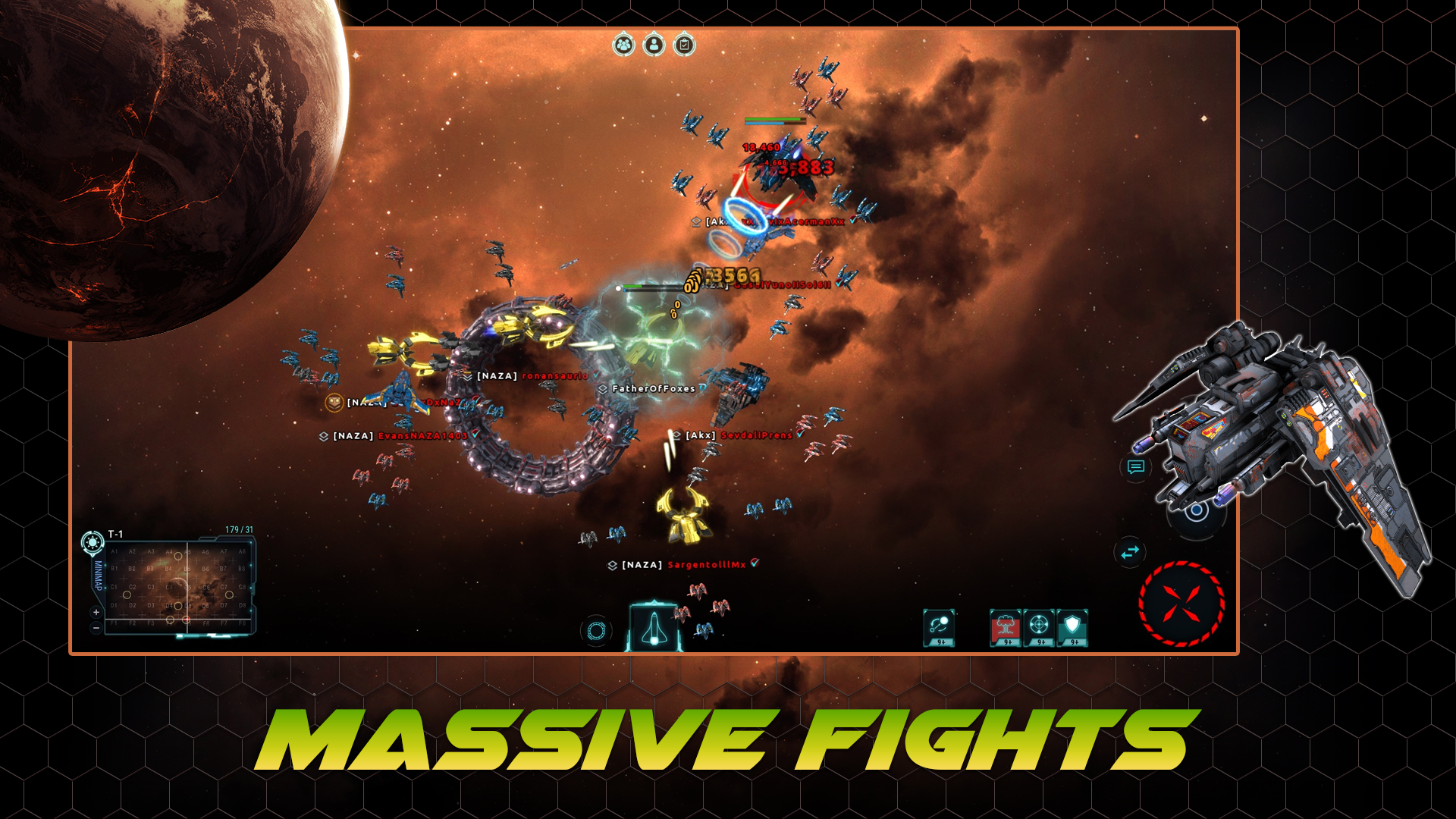 Screenshot 1 of WarUniverse：コスモスオンライン 1.208.0