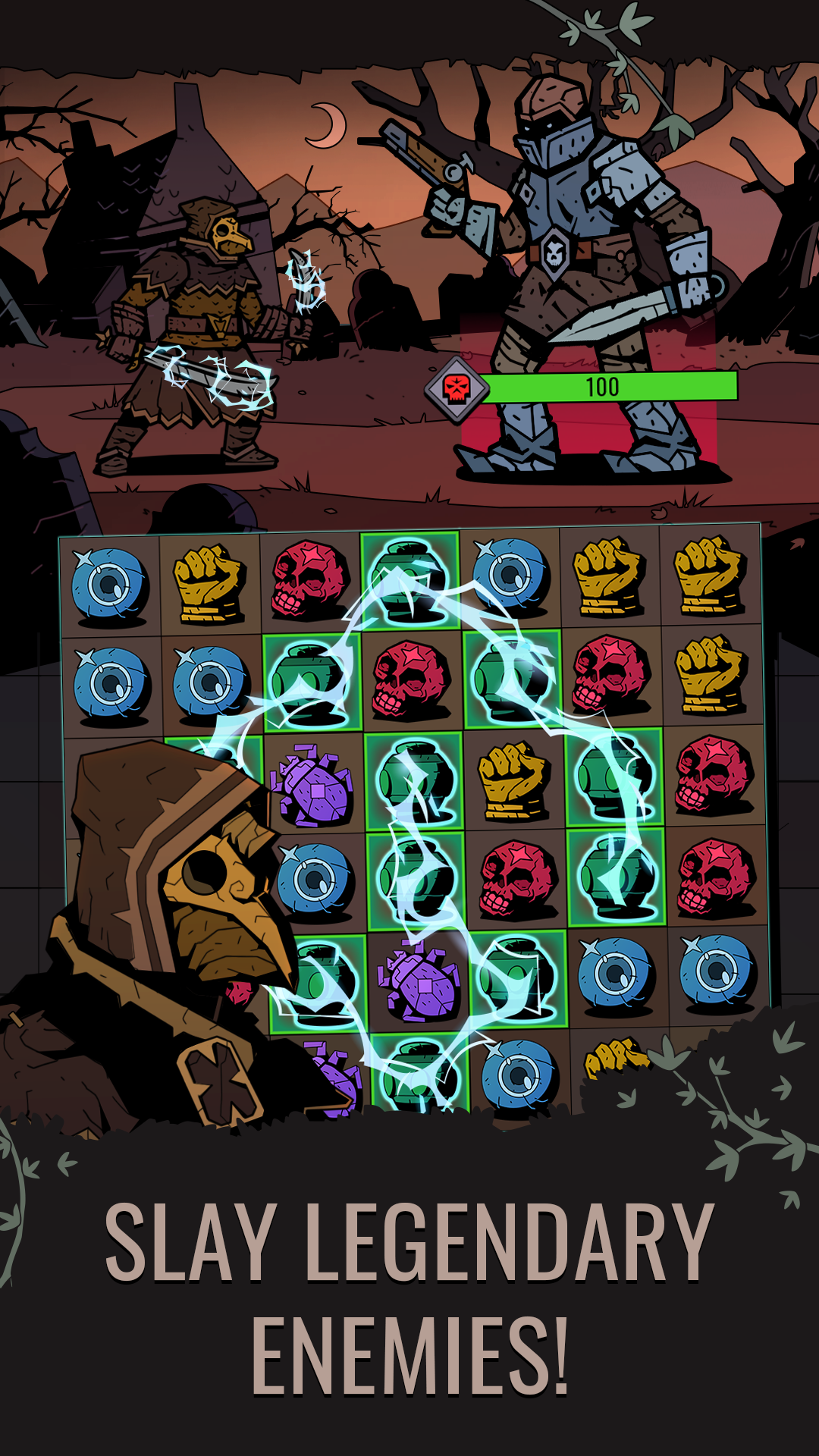 Path of Puzzles: Match-3 RPG Game Screenshot