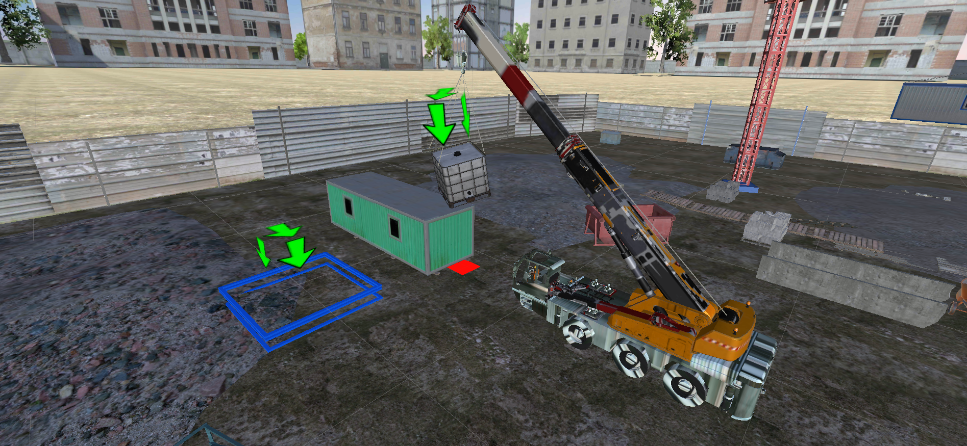 Cuplikan Layar Game Crane Simulator Operator 3D