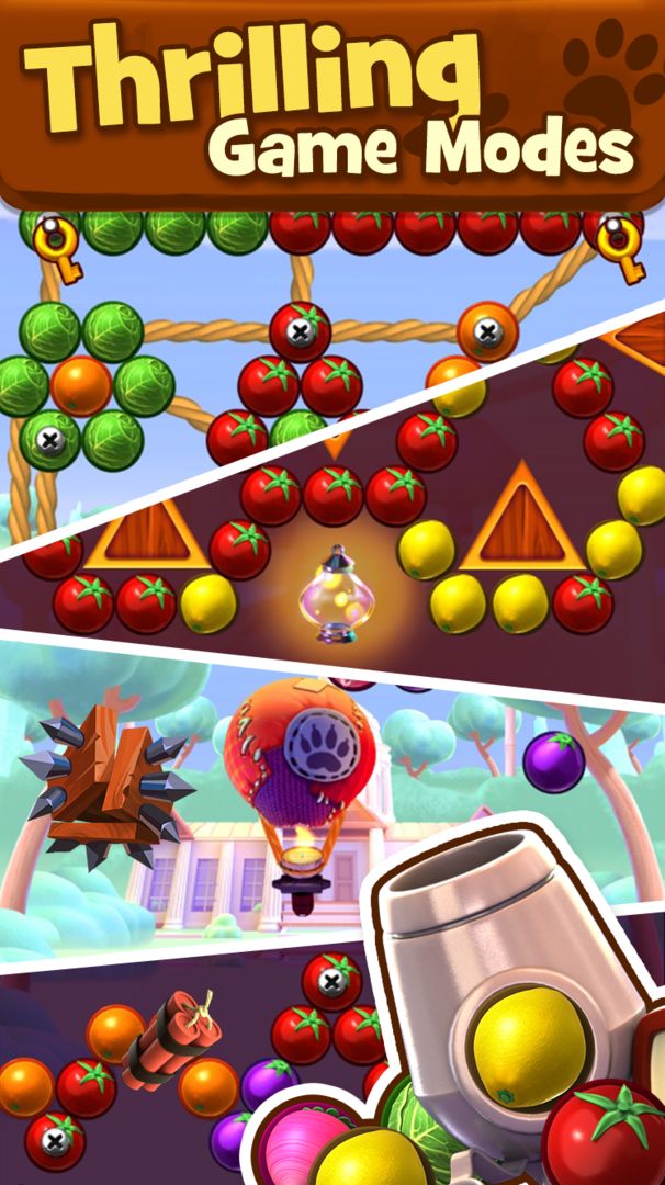 Berry Bandits - Bubble Shooter遊戲截圖
