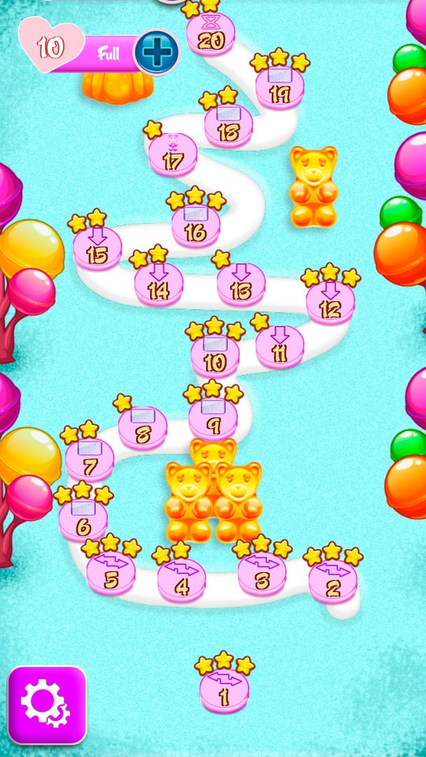 Screenshot of Jelly Bears