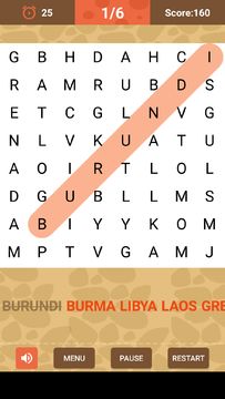 Word Search Puzzle Game Game Screenshot
