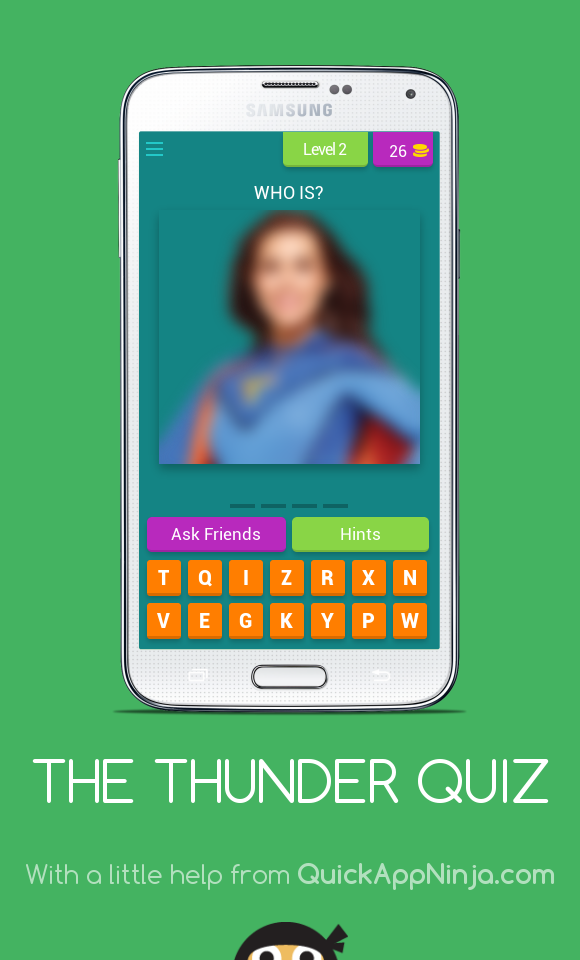 THE THUNDER QUIZ Game Screenshot