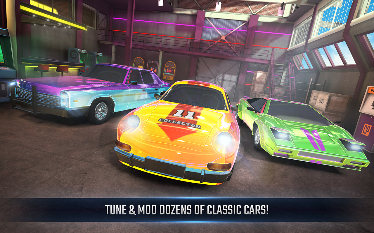 Racing Classics PRO: Drag Race Game Screenshot