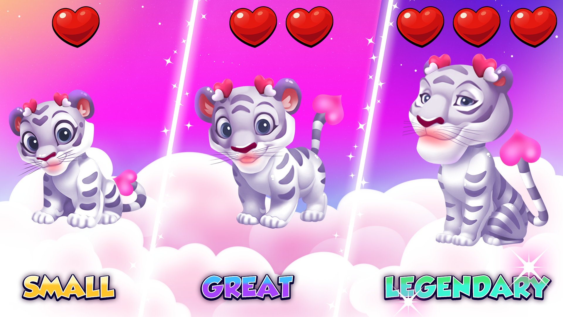 Cats vs Dogs Merge Animals Game Screenshot