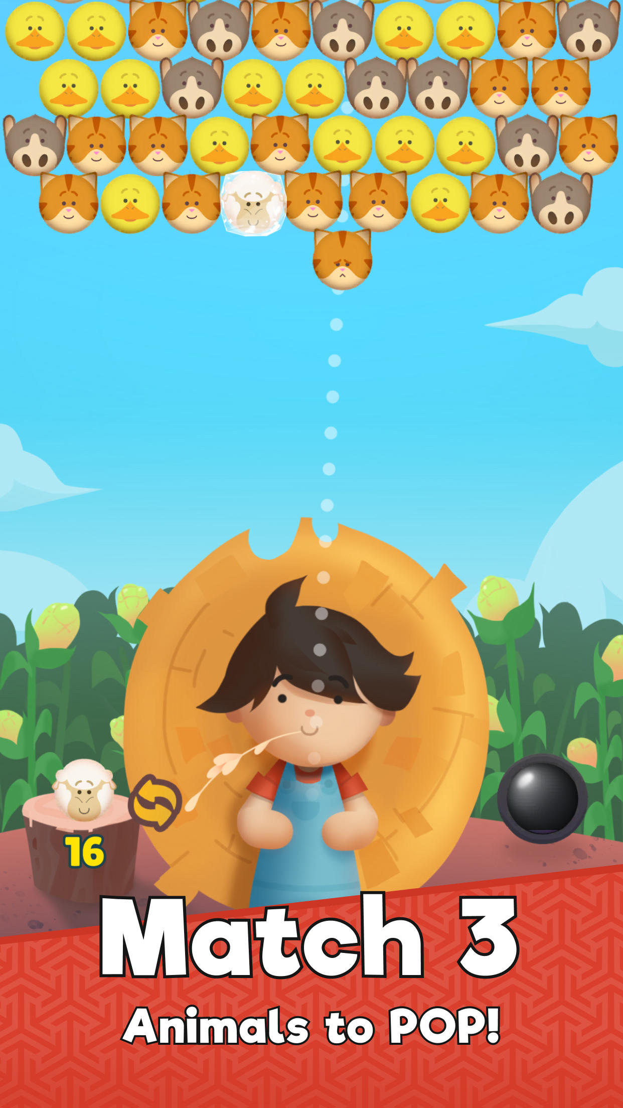 Screenshot of Bubble POP - Farm Puzzle