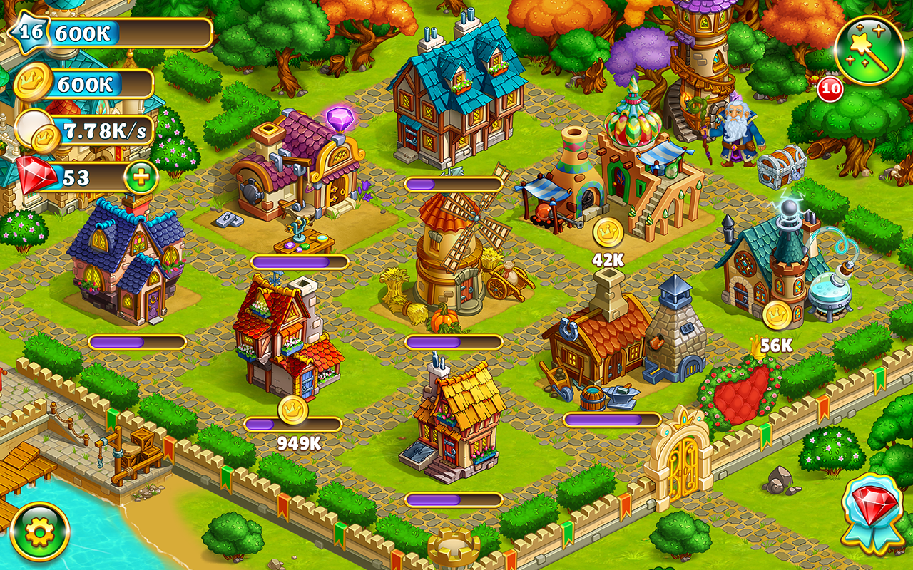 Idle Magic -  Click Away City 遊戲截圖