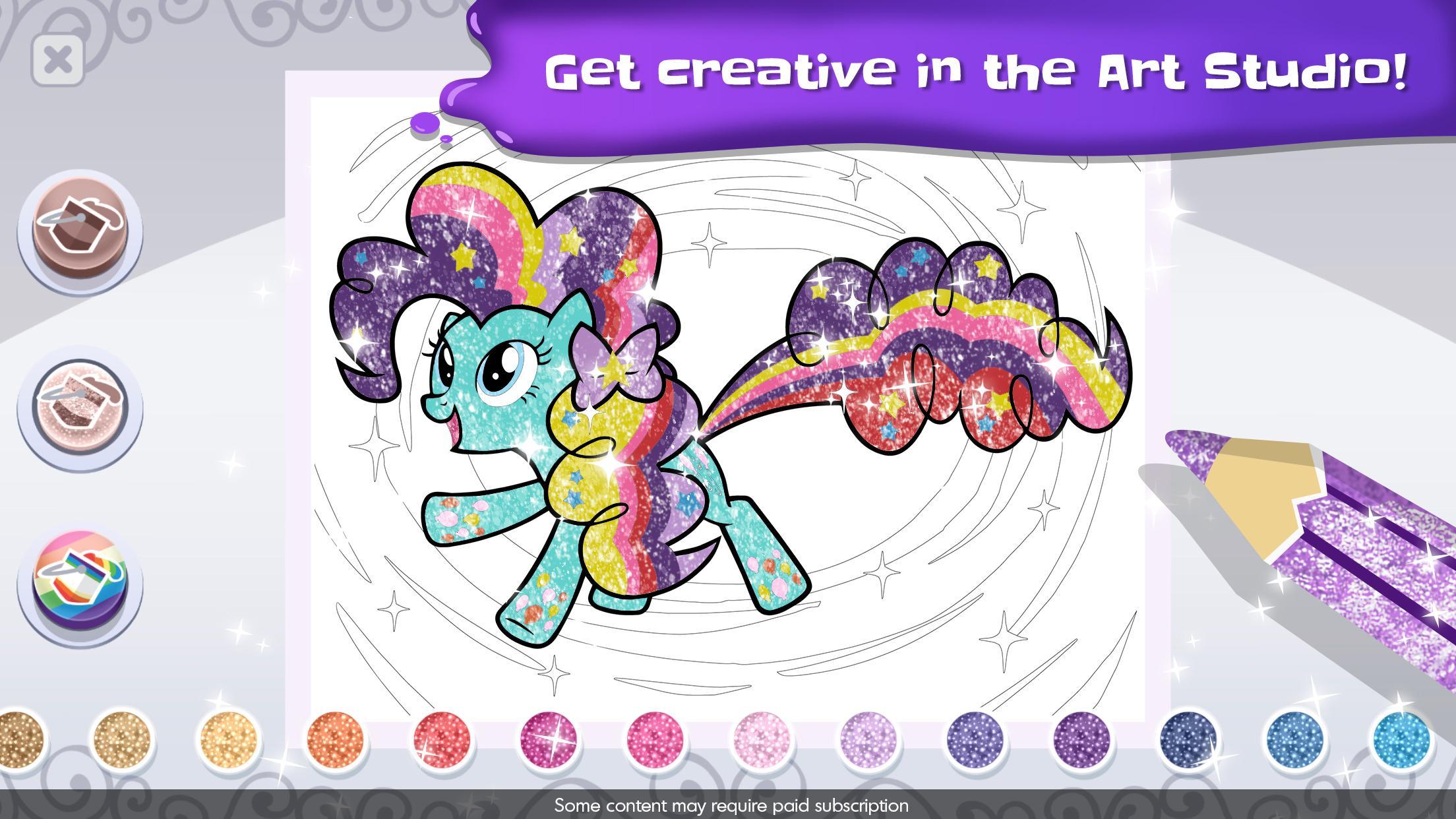 My Little Pony Color By Magic Game Screenshot