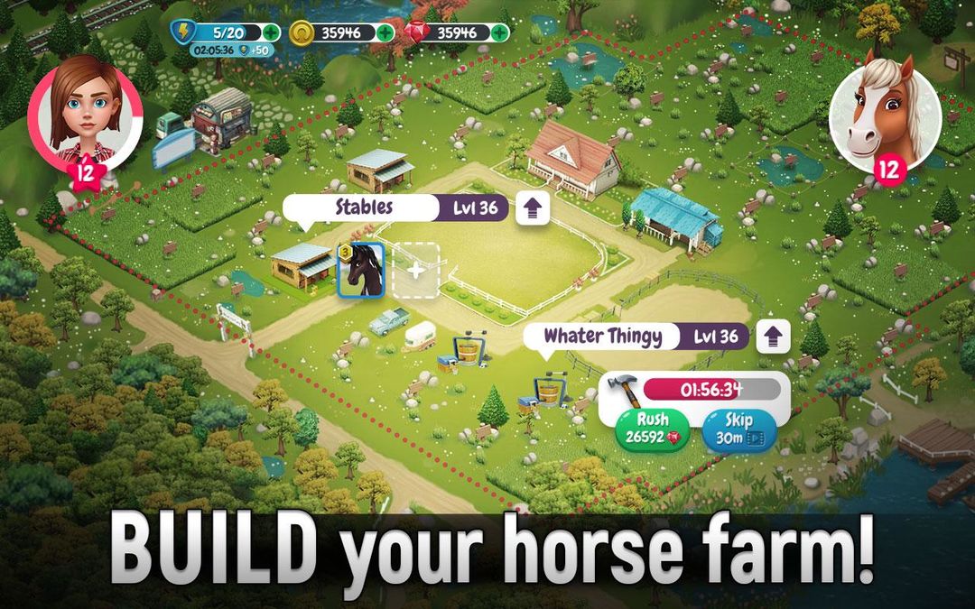 Screenshot of Horse Legends: Epic Ride Game