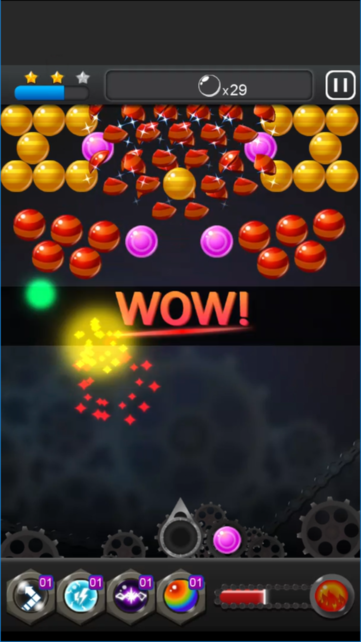 Screenshot of Bubble Shooter Mission