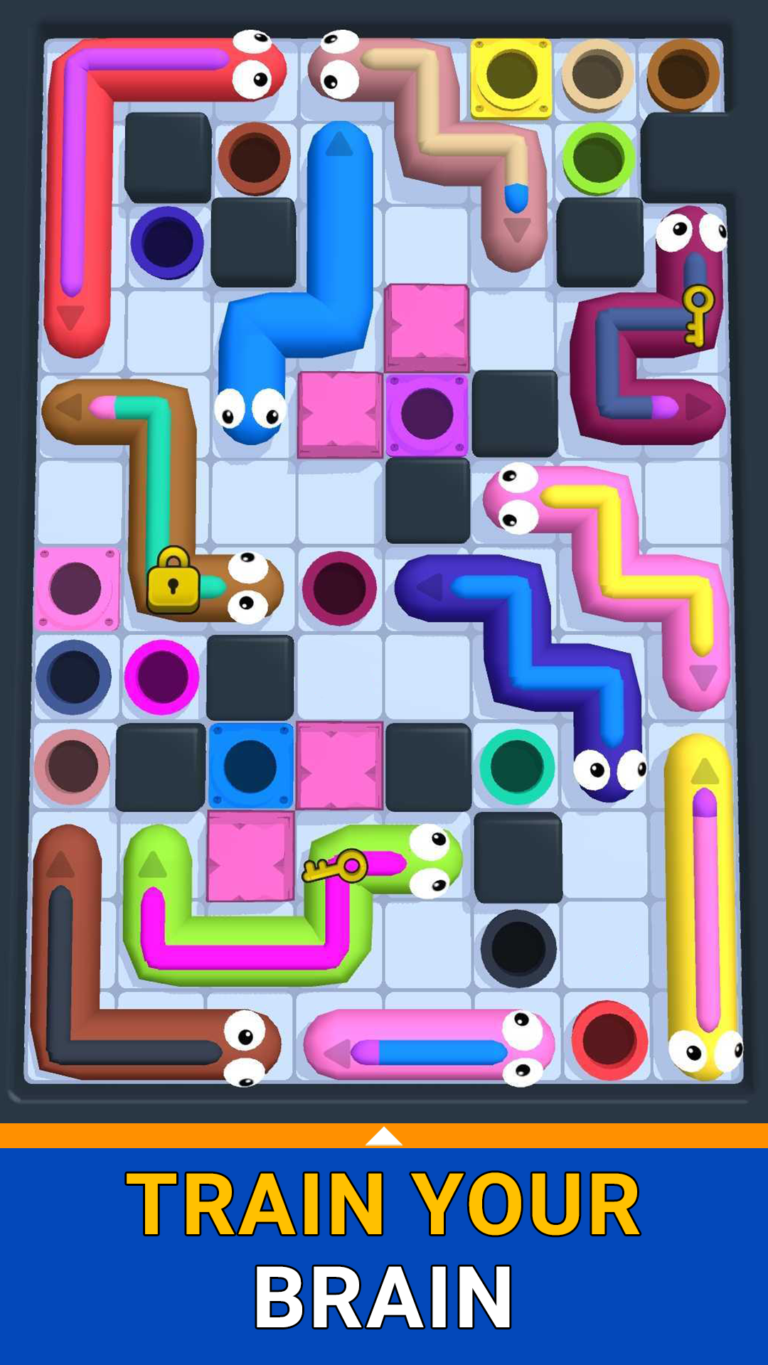 Worm Hole: Color Puzzle Game Screenshot