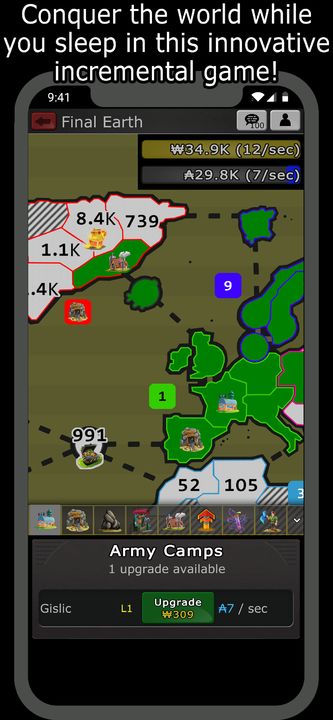 Screenshot 1 of Warzone Idle v5.19.2