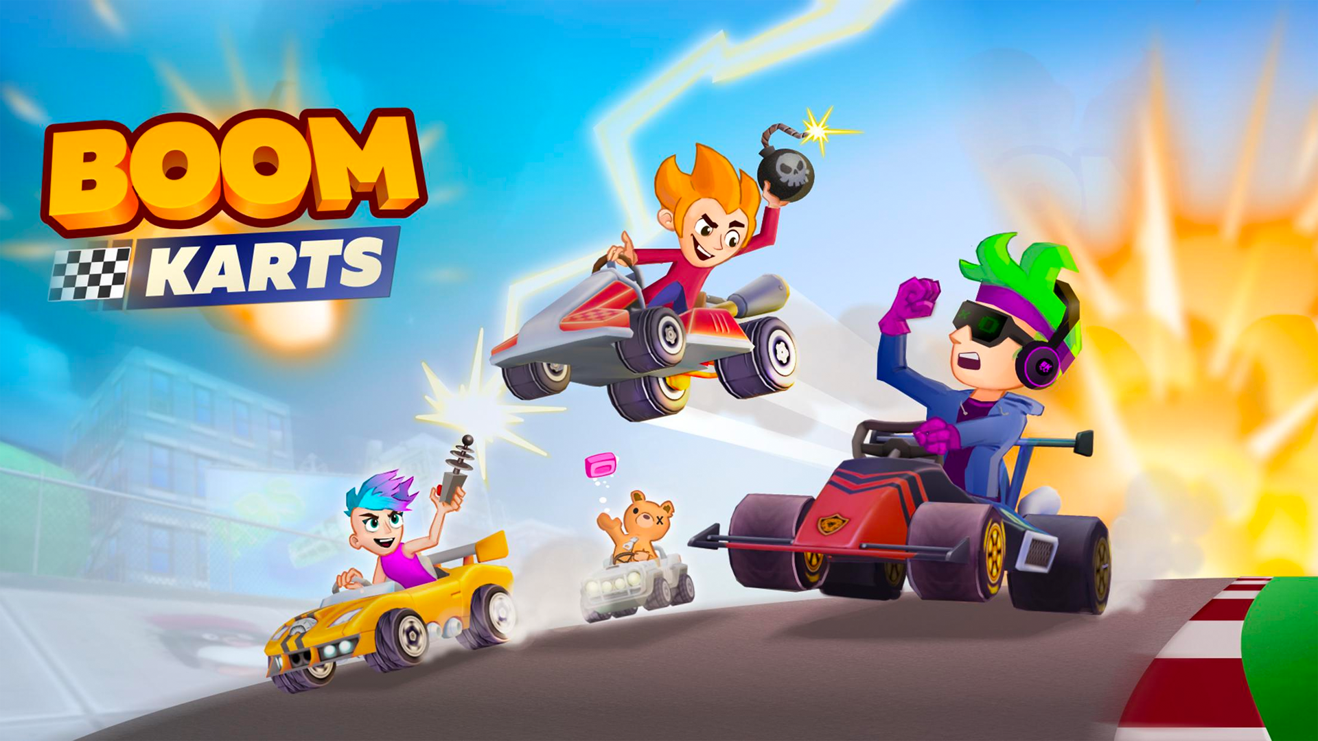 Banner of Boom Karts Multiplayer Racing 