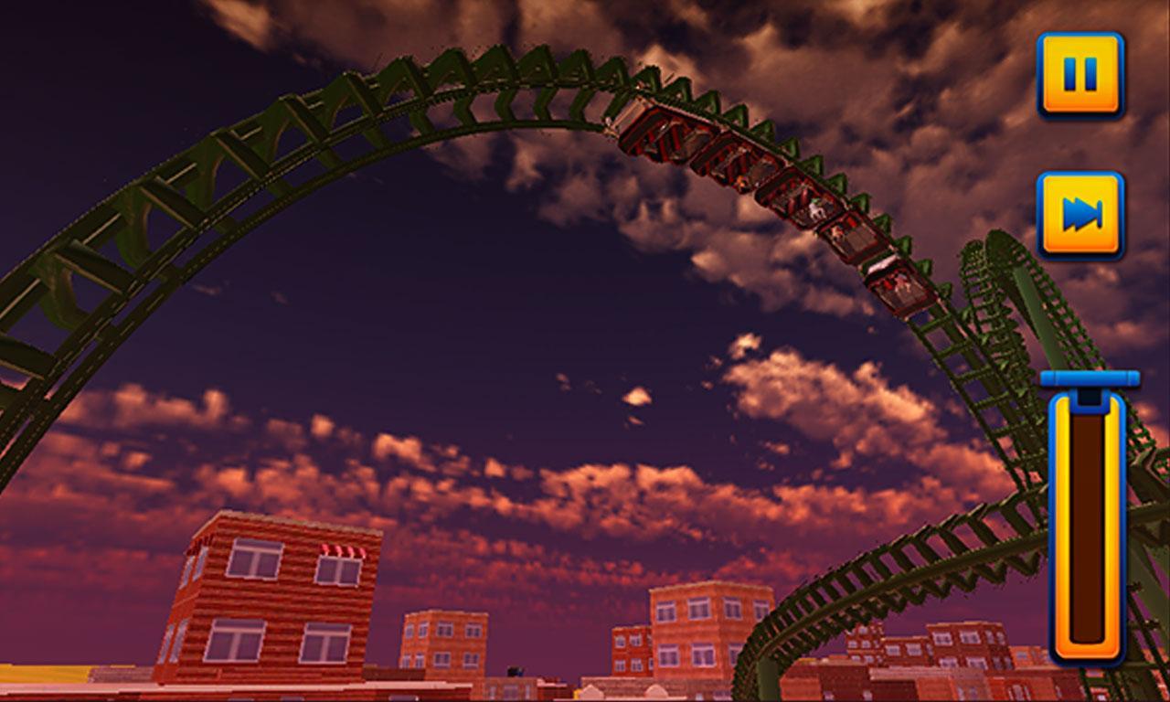 Roller Coaster 3D Simulator Game Screenshot