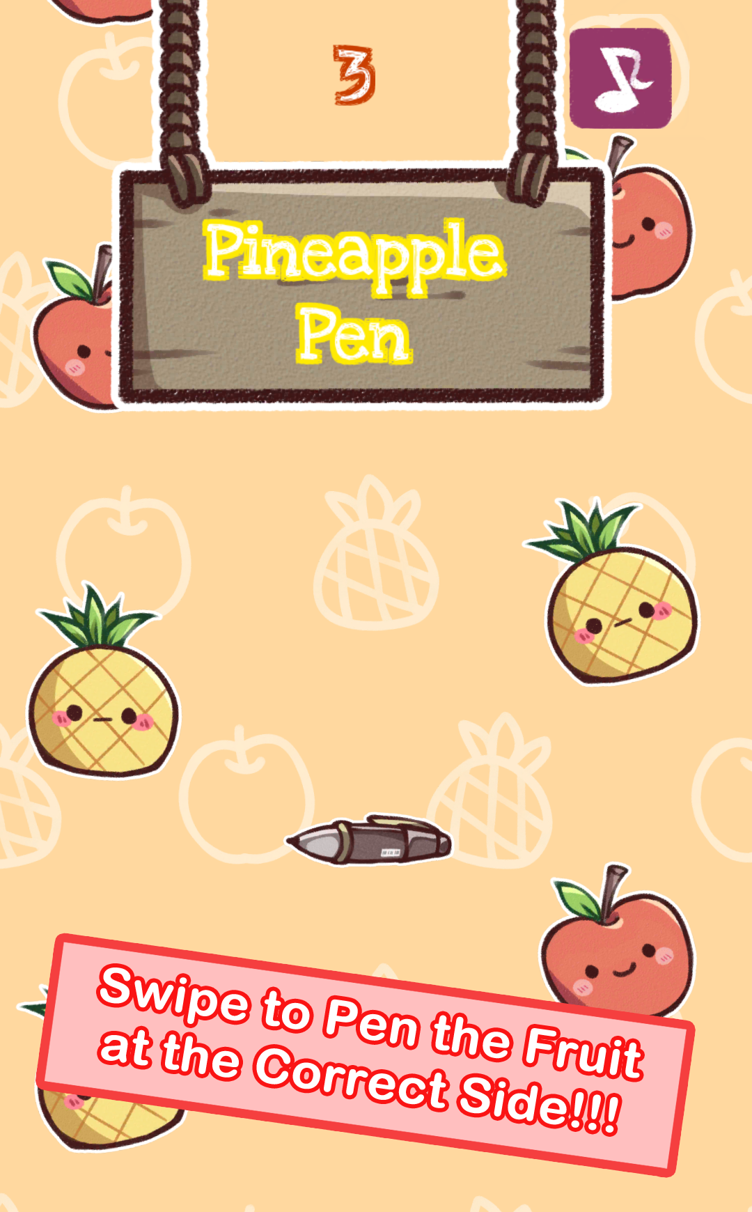 PineApple, Pen! screenshot game