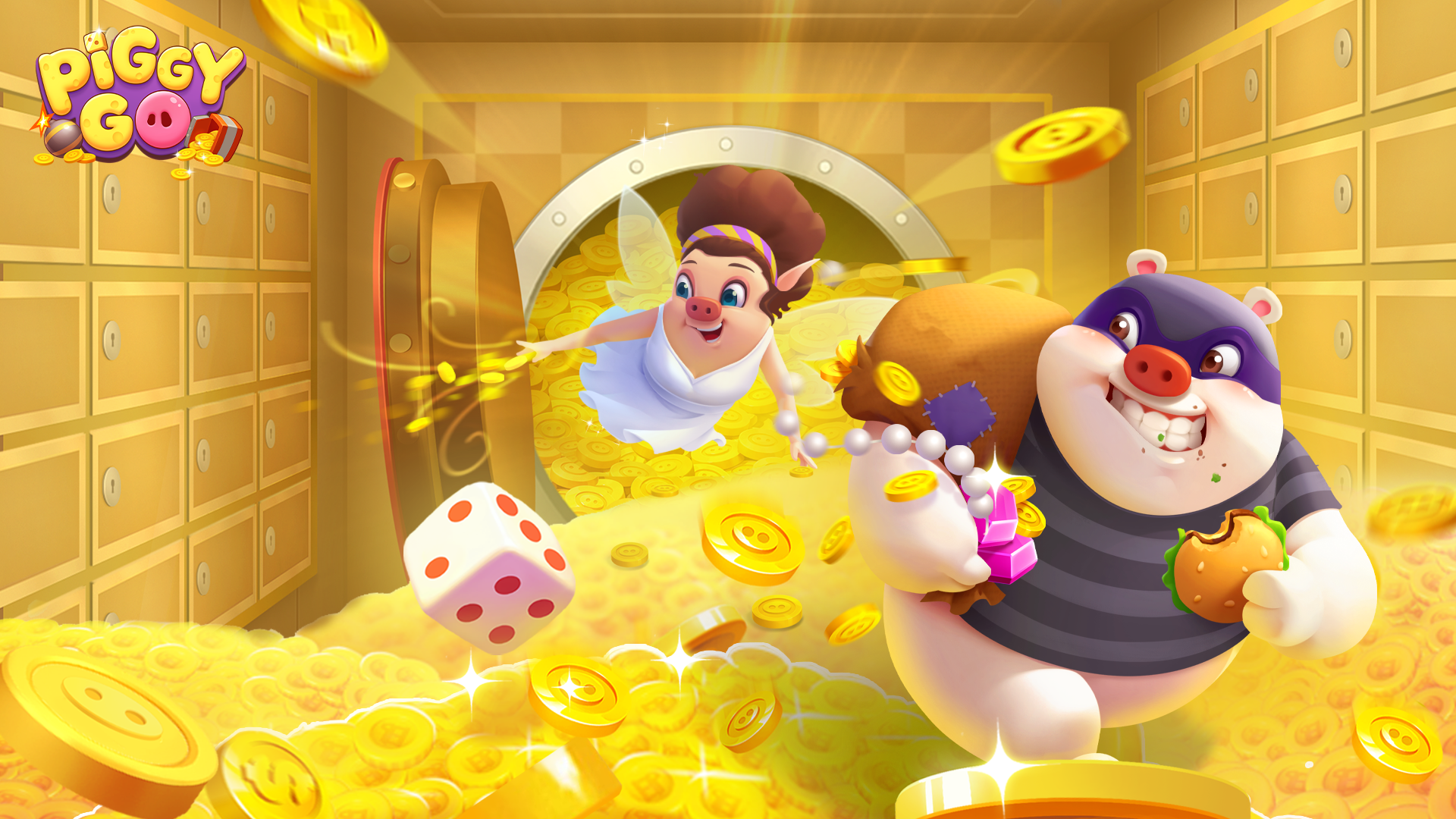 Banner of Piggy GO - Clash of Coin 