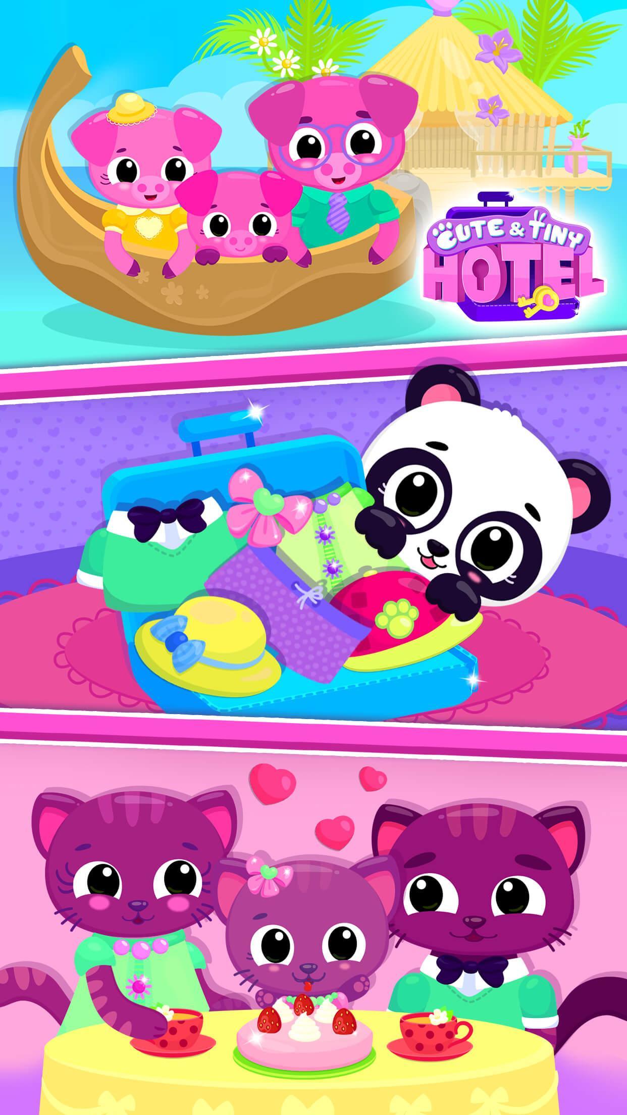 Cute & Tiny Hotel - Family Vacation Adventures Game Screenshot