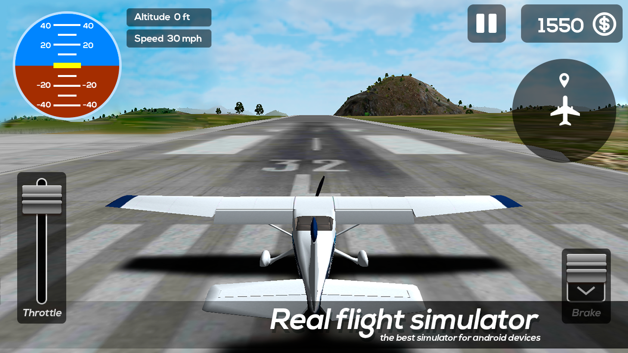 Real Flight Simulator Game Screenshot