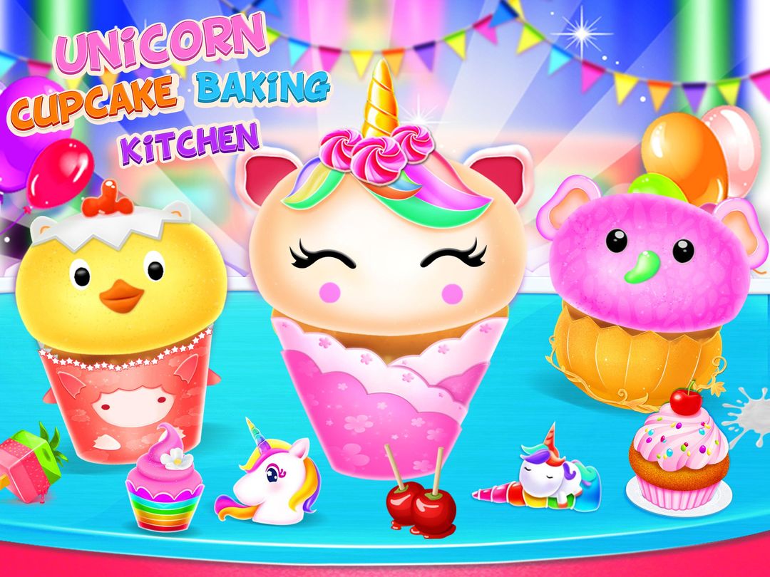 Cupcake Baking Cooking Games ภาพหน้าจอเกม