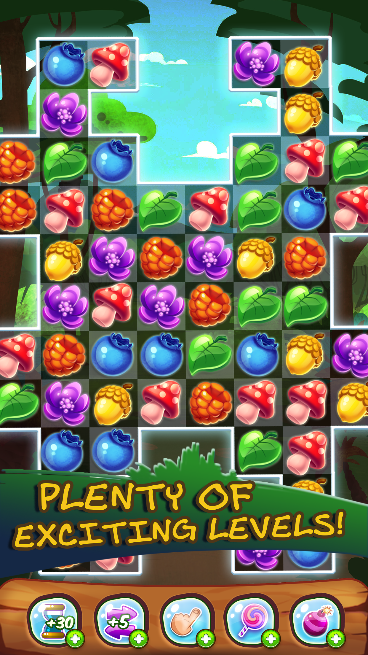 Forest Smash - Match 3 Game Screenshot