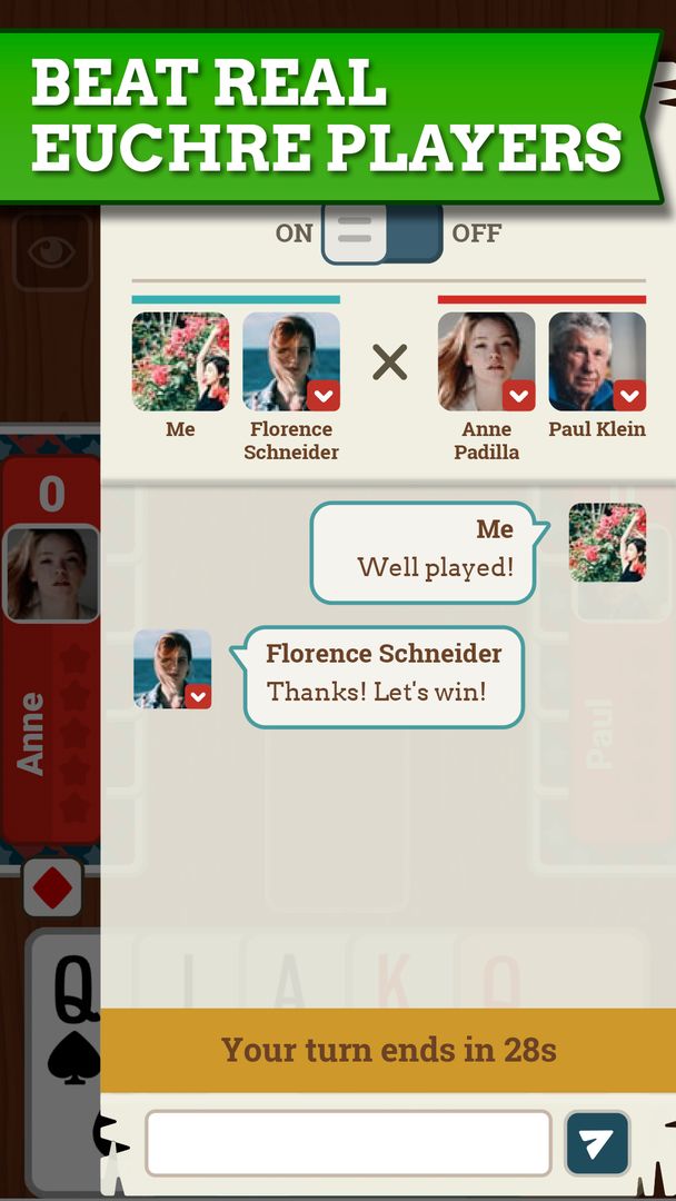 Euchre Jogatina Cards Online screenshot game