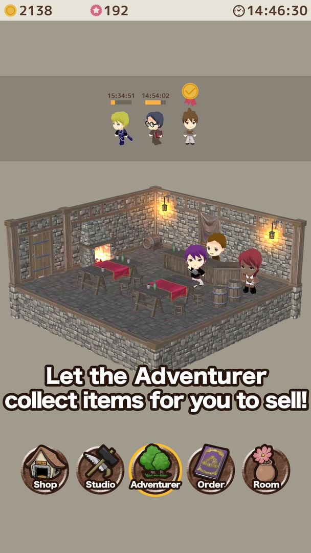 Screenshot of Item shop