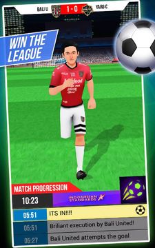 Top Soccer Hero : Bali United Game Screenshot