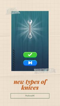 Knife Rain Game Screenshot
