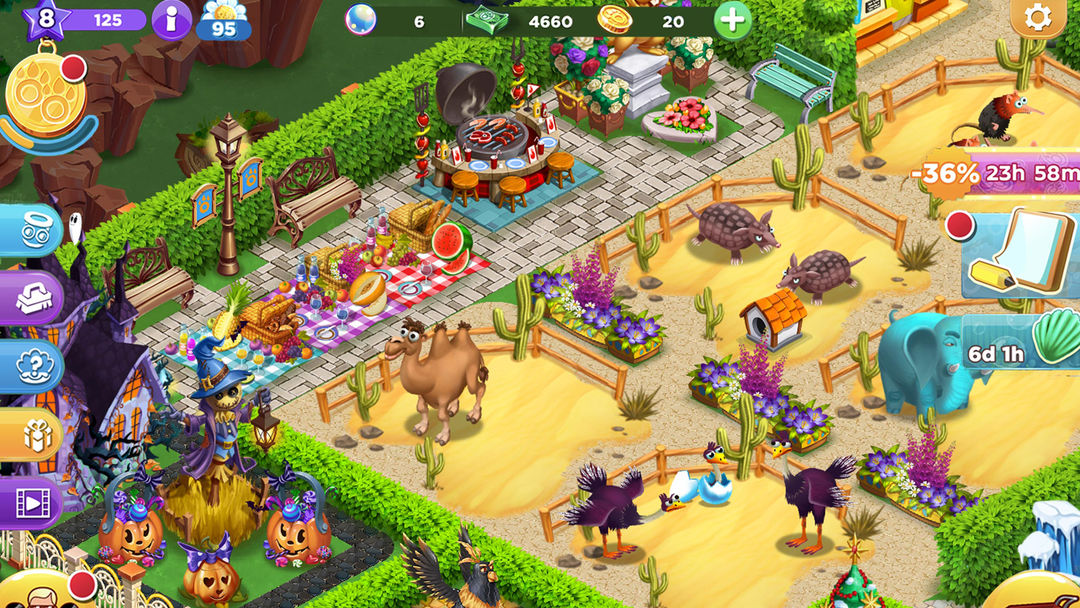 Zoo Craft: 애니멀 농장 시뮬레이션 게임 스크린 샷