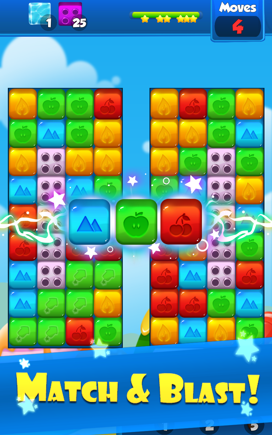 Toy Crush Smash Cubes Pop Game Screenshot