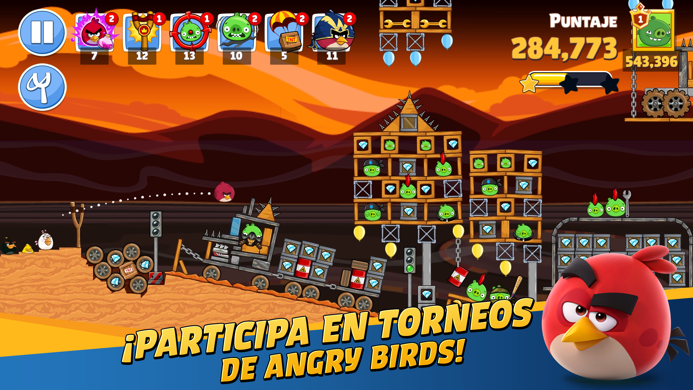 Captura de Pantalla del Juego Angry Birds Friends