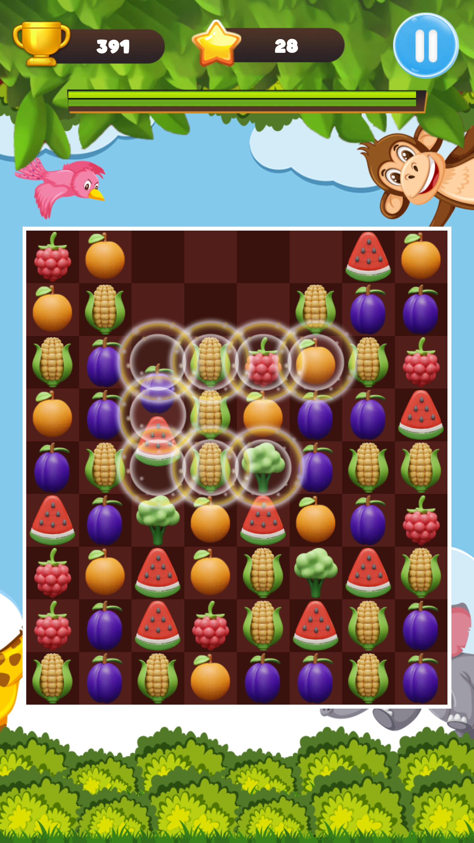 Fruits Farm Match 3 게임 스크린샷