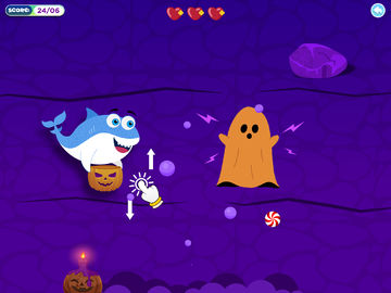 Baby Shark - Candy Challenge Game Screenshot