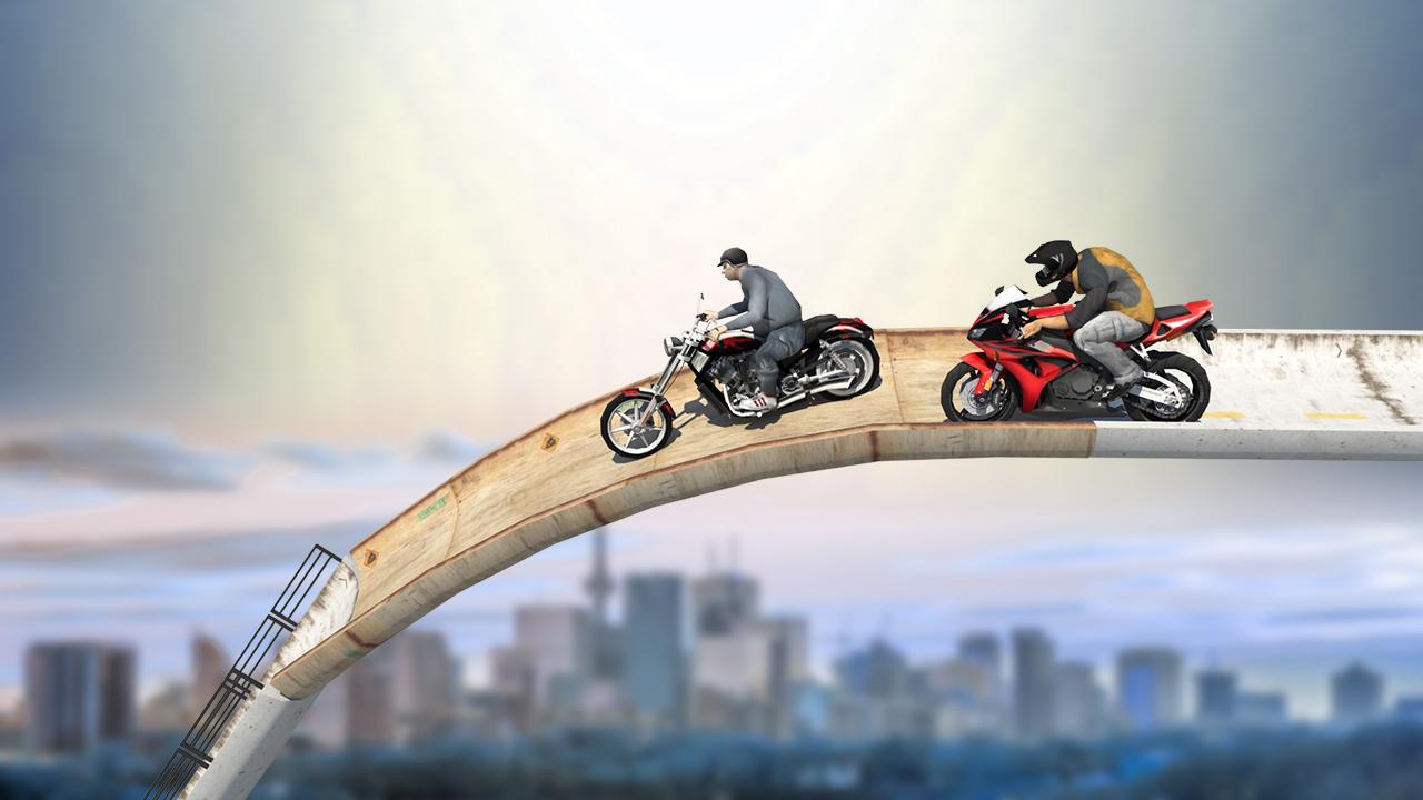 Screenshot of Motorbike Mega Ramp Stunts