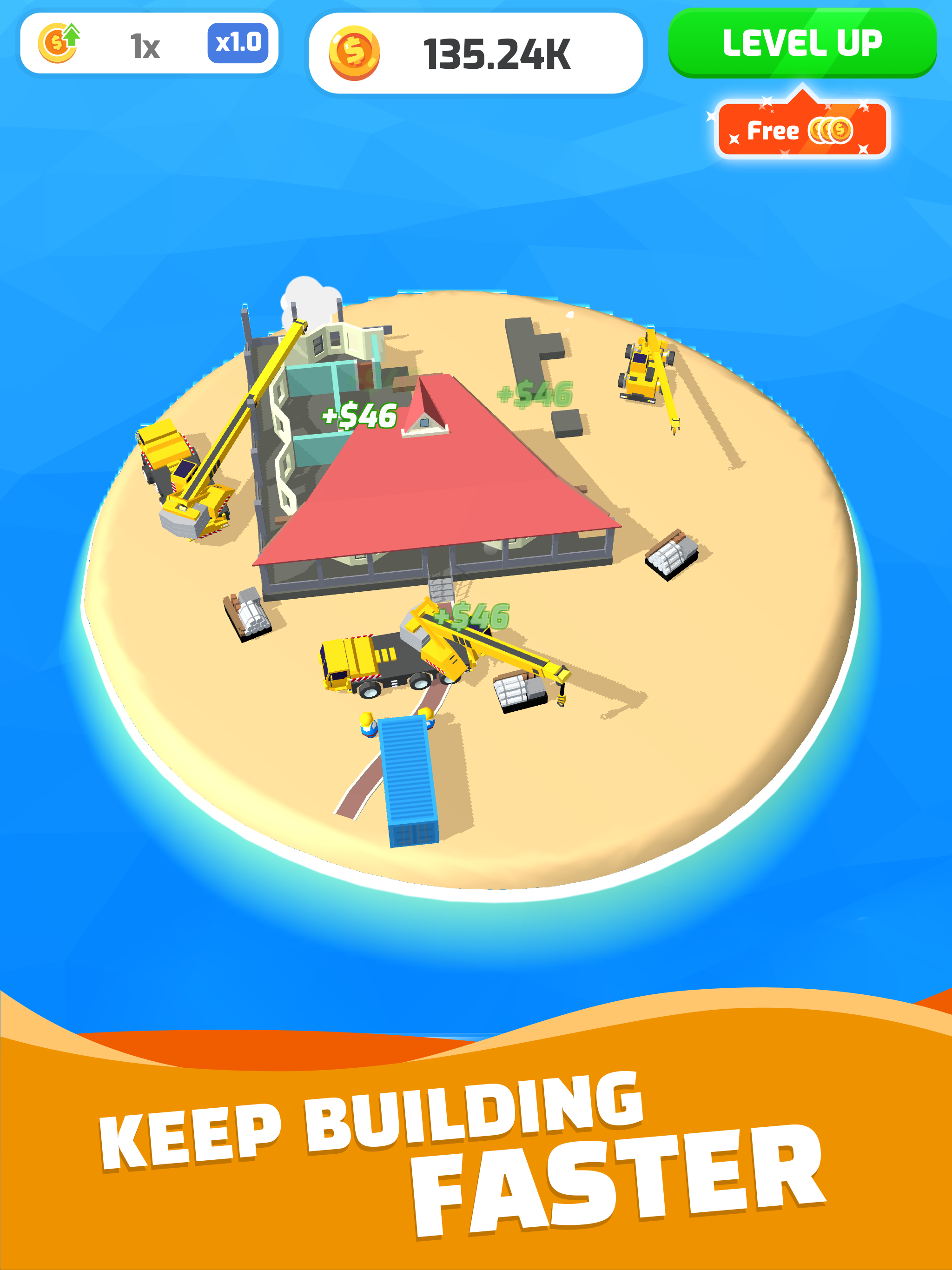 Idle Island Inc Game Screenshot