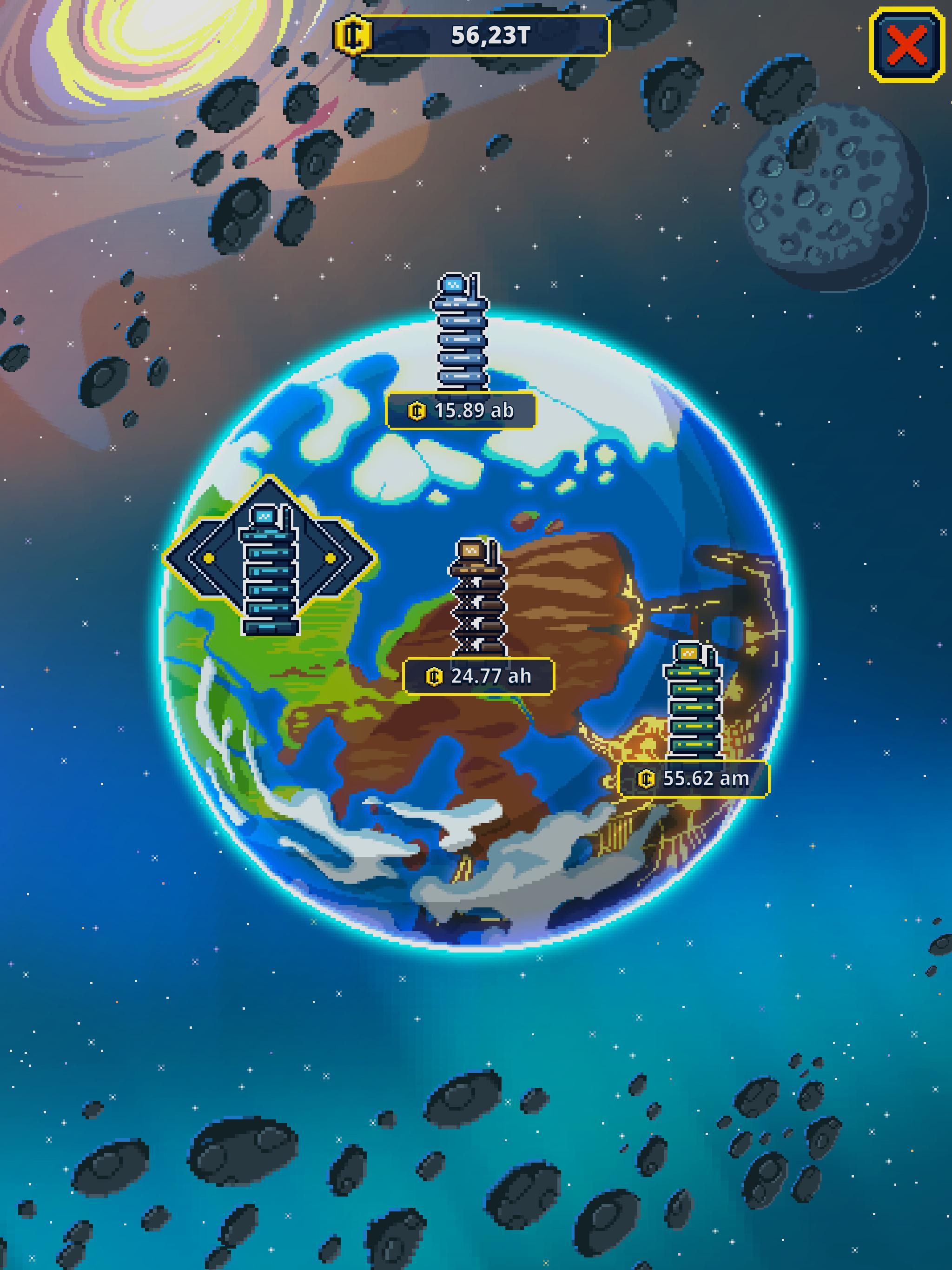 Idle Space Manager Game Screenshot