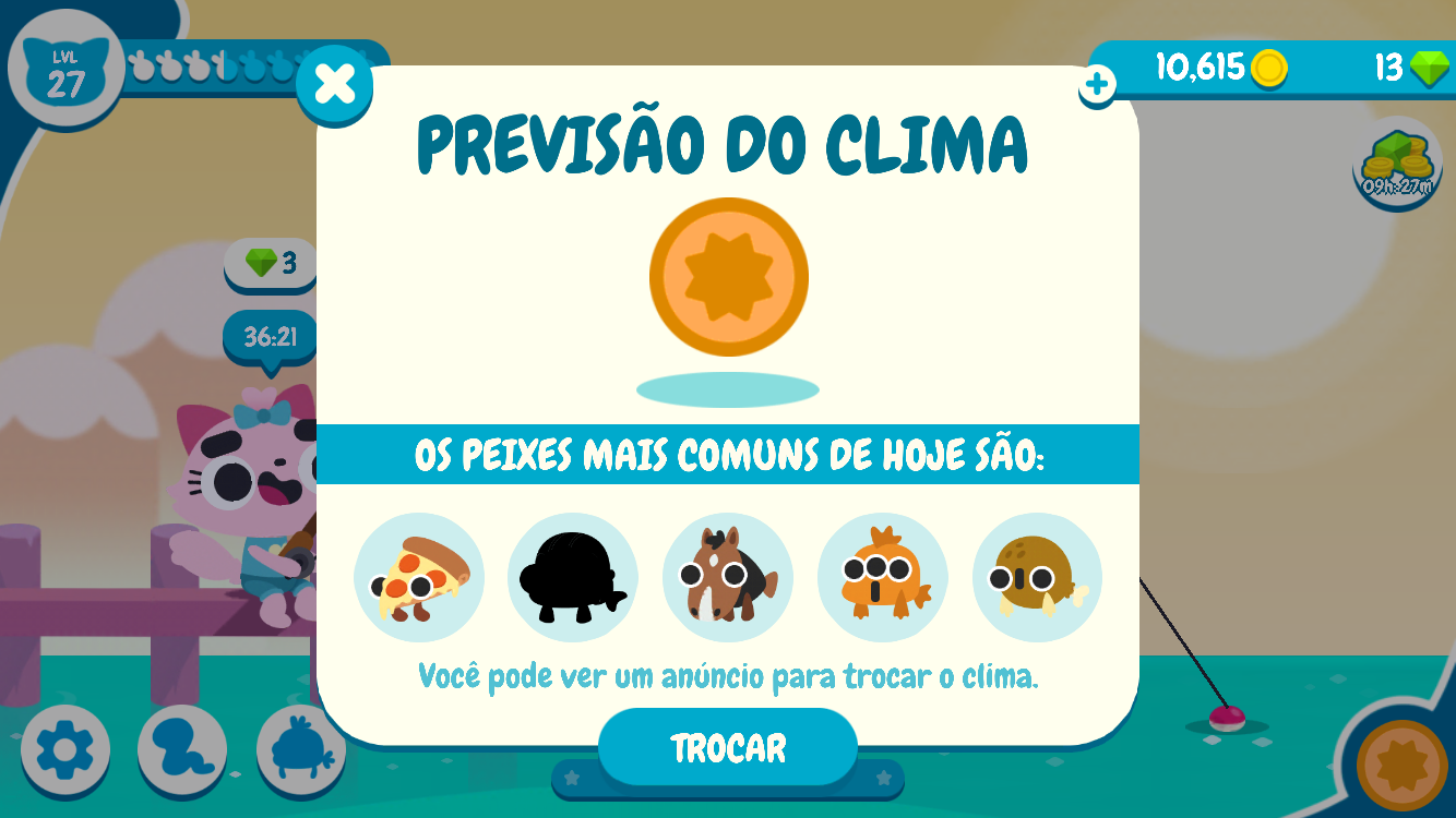 Captura de Tela do Jogo CatFish
