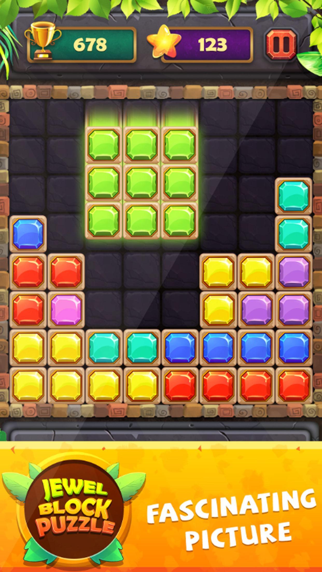 Block Puzzle Classic Jewel Game Screenshot