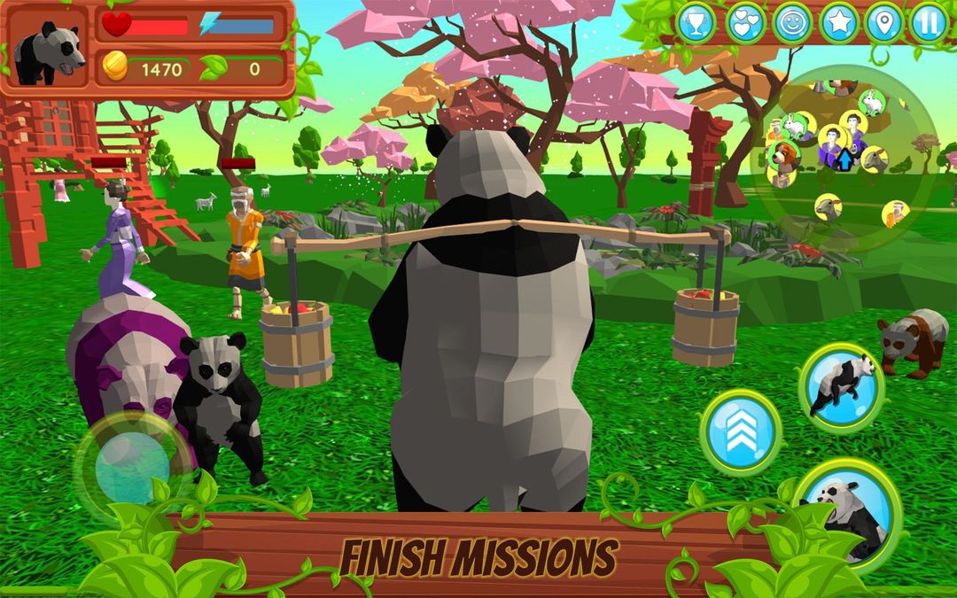 Screenshot of Panda Simulator 3D Animal Game