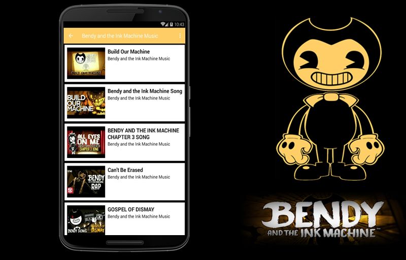 Screenshot of Bendy And The Ink Machine Music Video