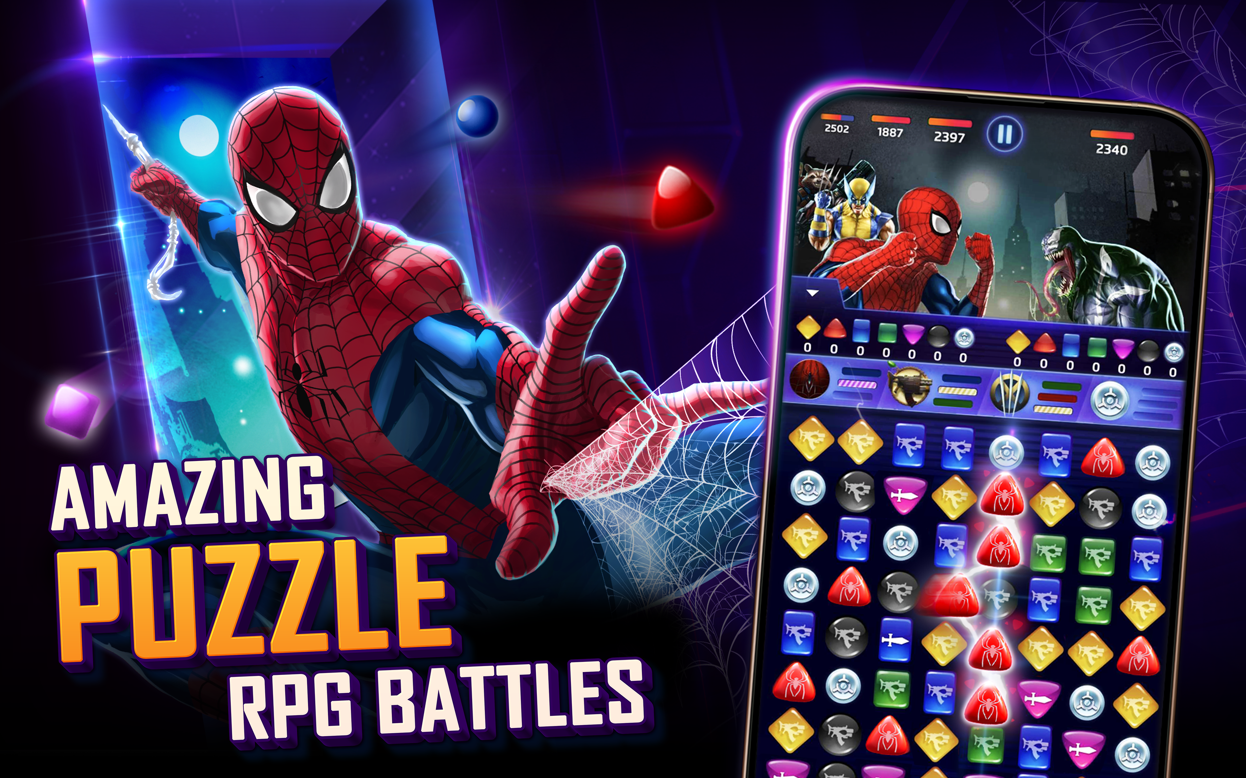 MARVEL Puzzle Quest: Match RPG Game Screenshot