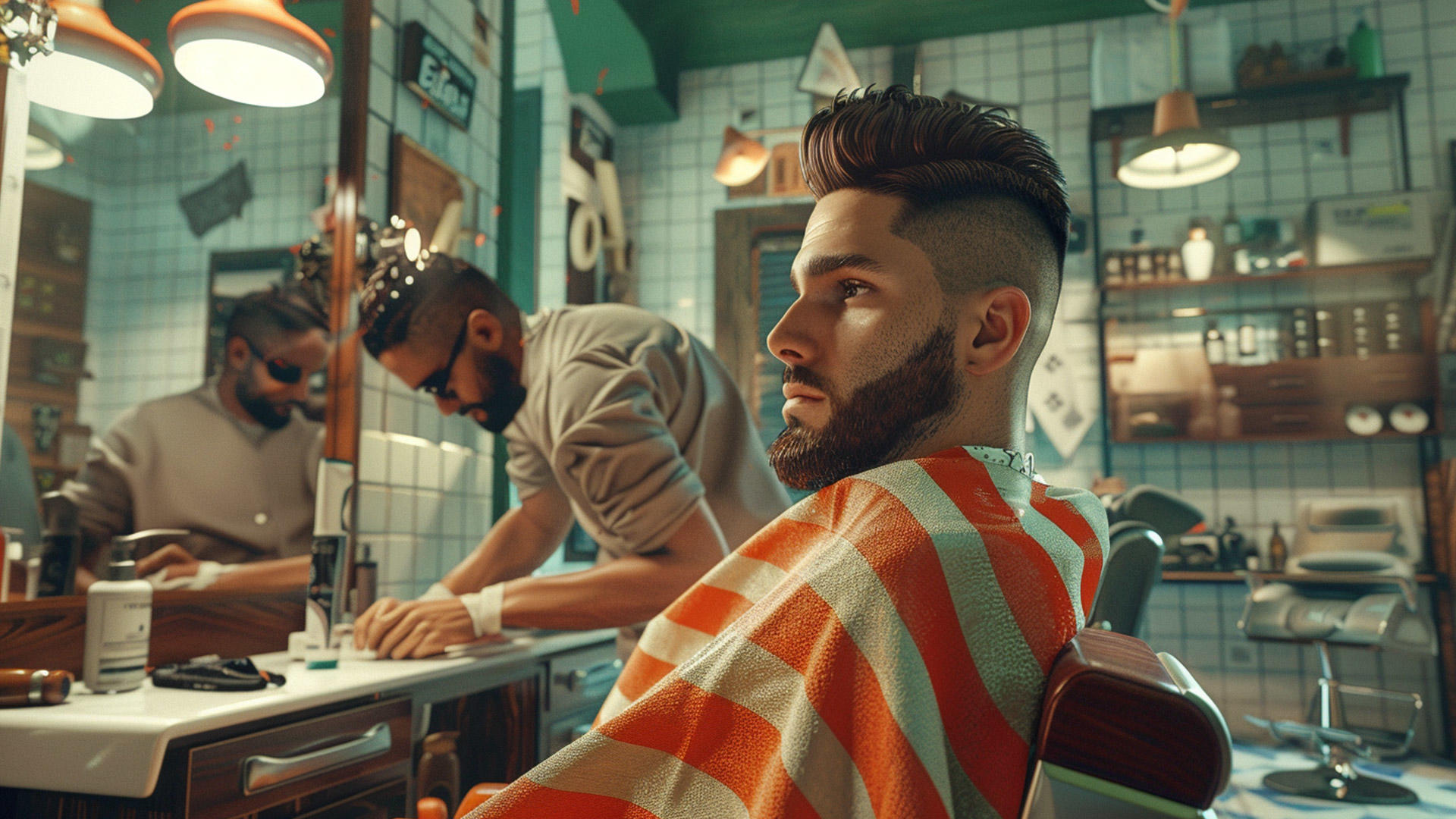 Barber Shop Hair Cut Games Game Screenshot