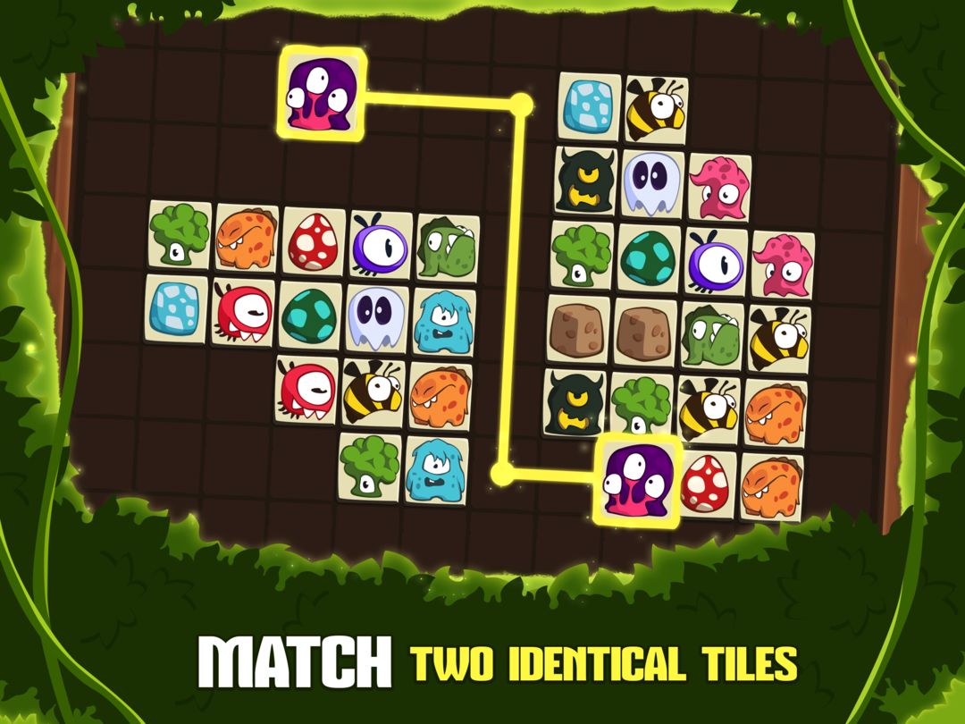Tiny Monsters Crush: Onet Mahjong block puzzle screenshot game