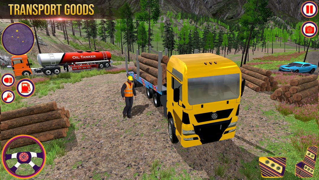 Screenshot of Euro Truck Games 3D Oil Tanker