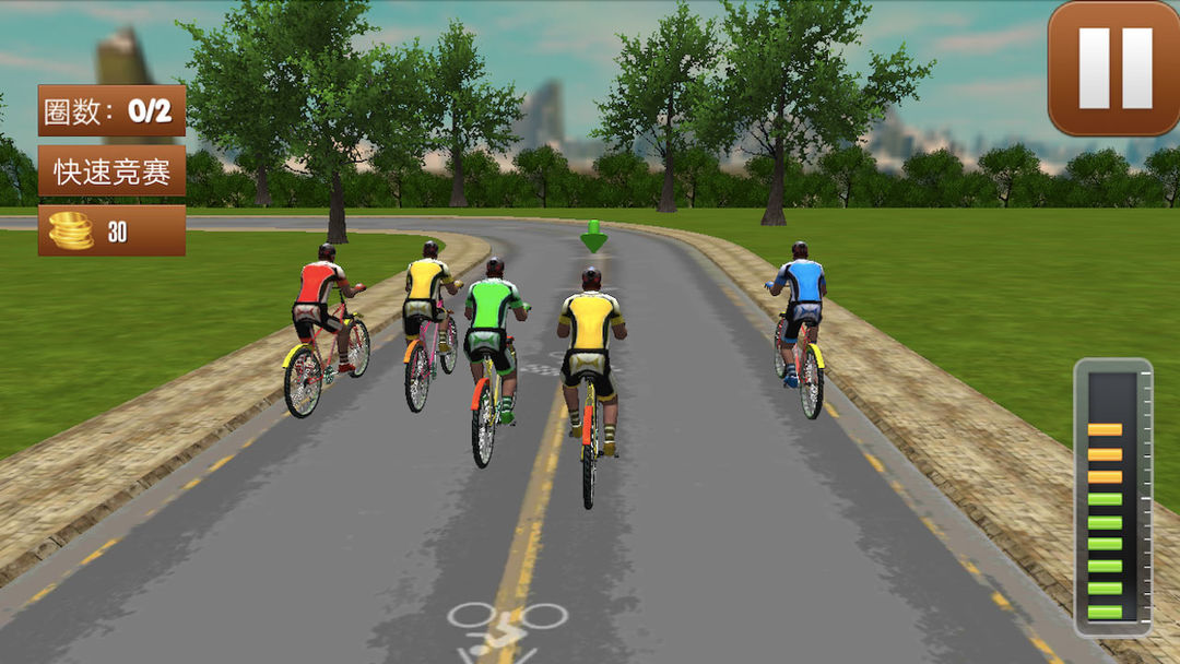 3D模拟自行车越野遊戲截圖