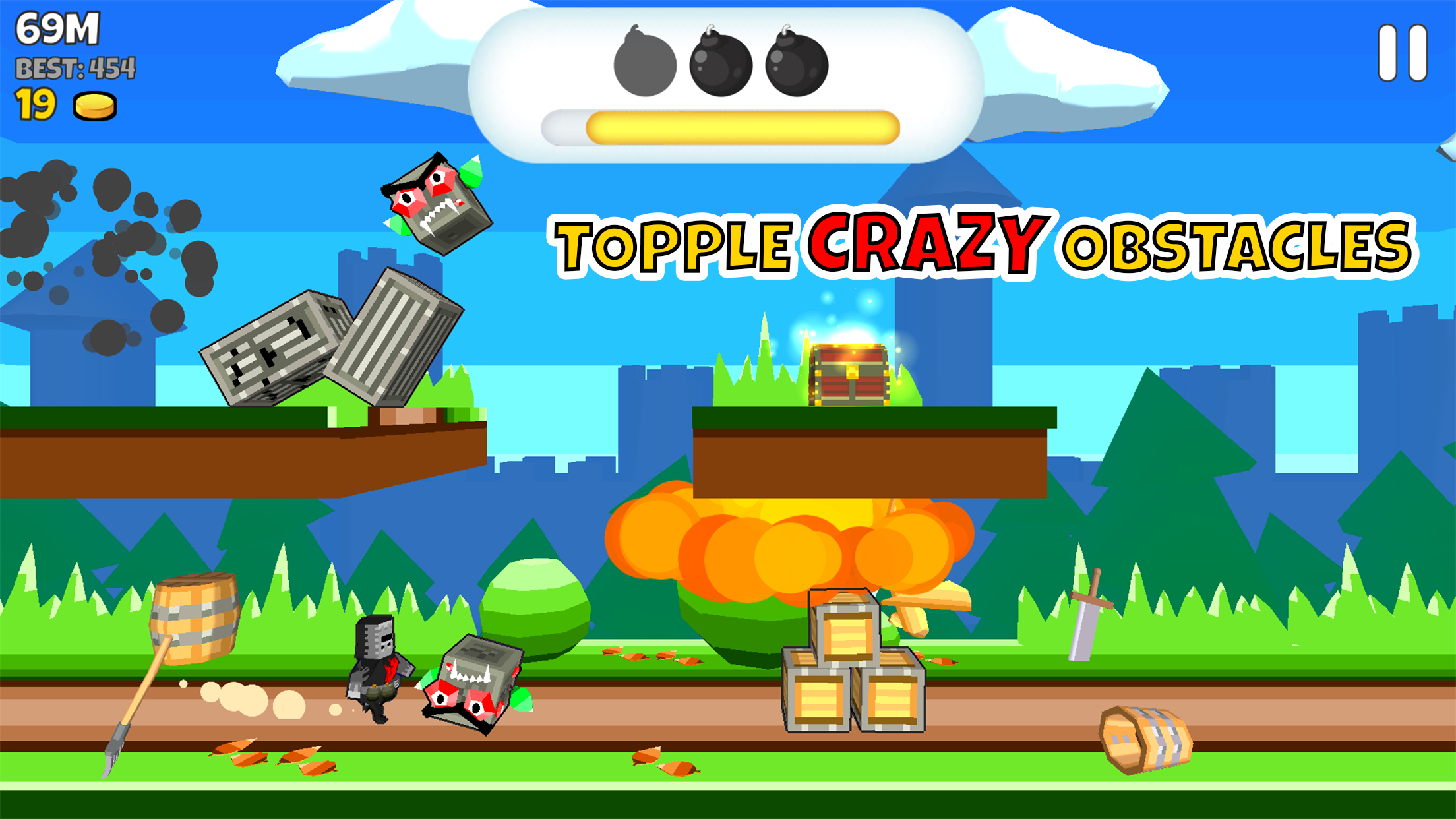 Скриншот игры Dyna Knight