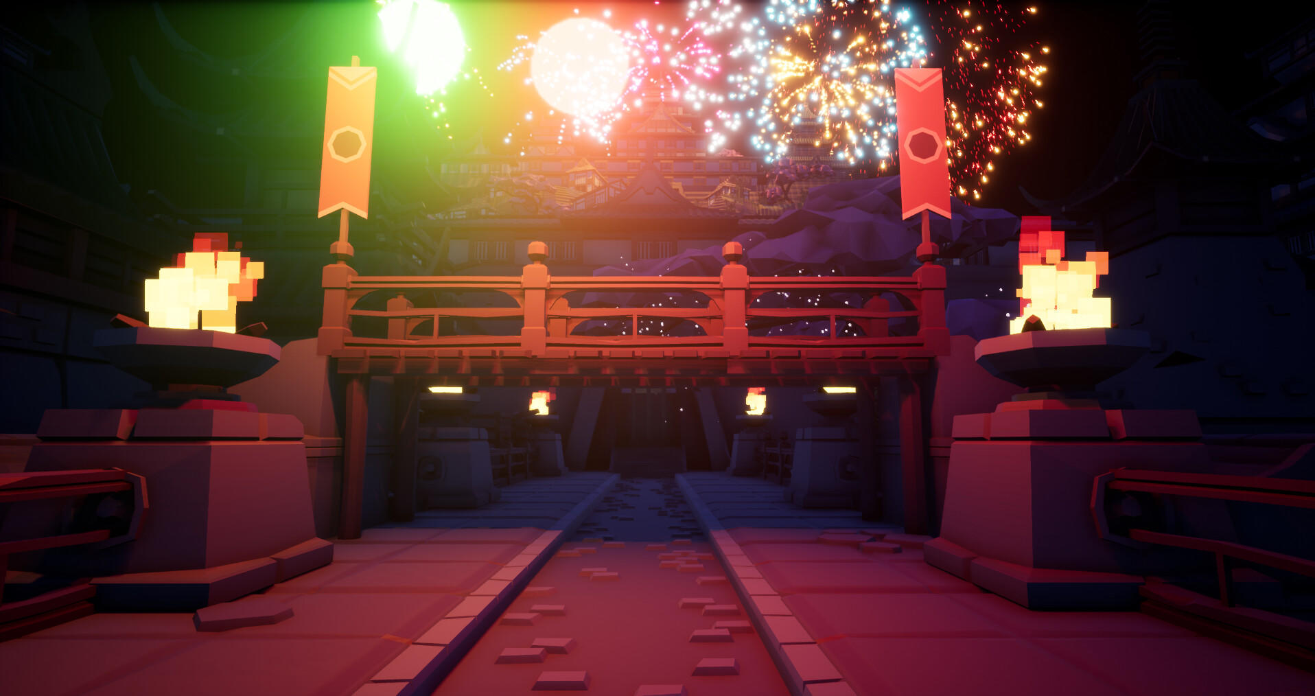 Screenshot of Fireworks Frenzy