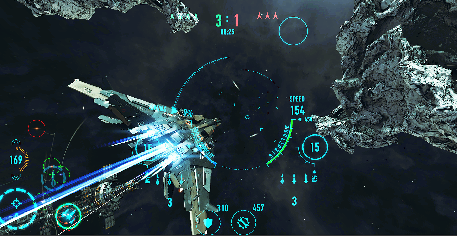 Screenshot 1 of Combate estelar en línea 0.9955